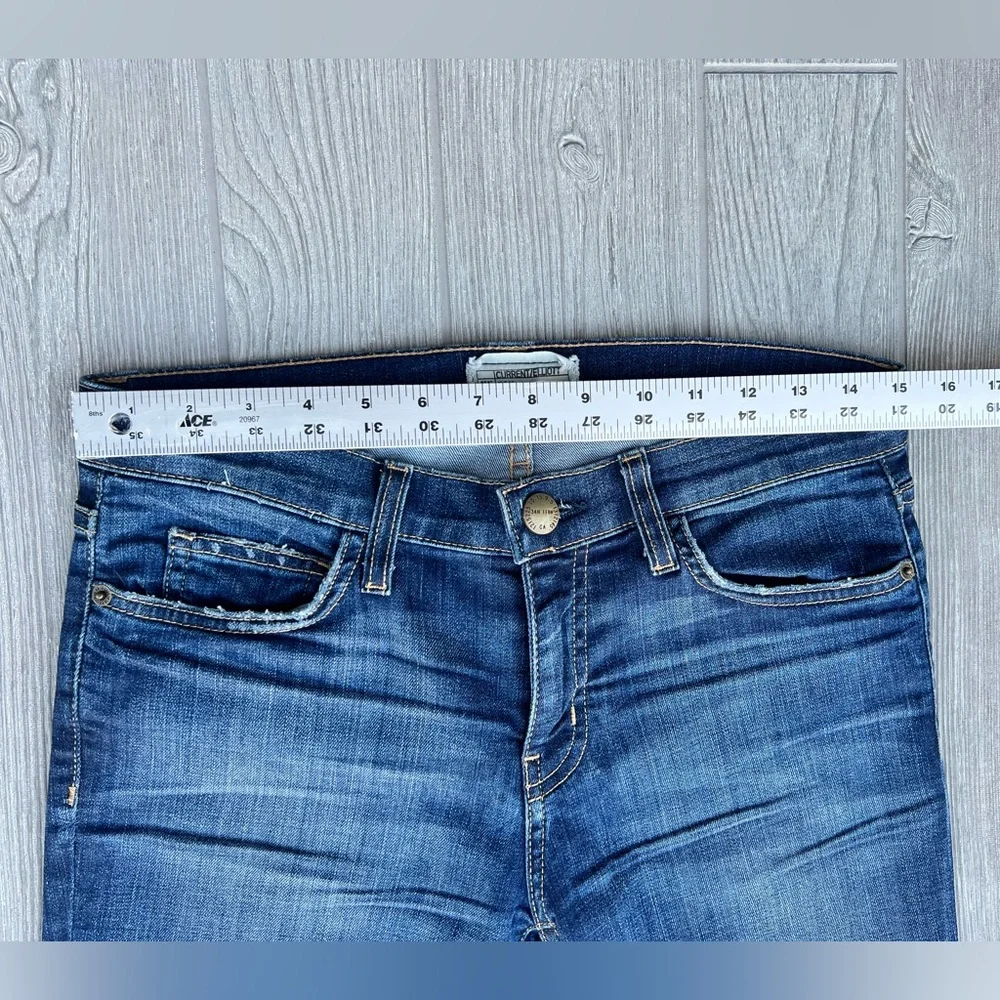 Current Elliott The Stiletto Townie Ankle Jean Size 27 - Picture 5 of 11